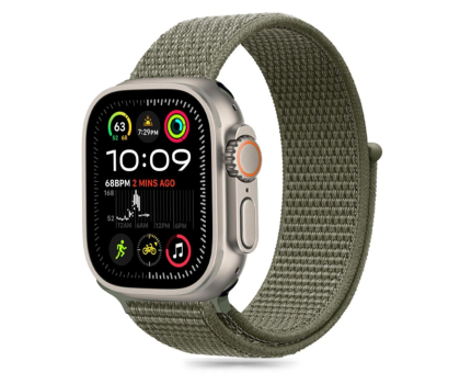 Pasek i akcesoria do zegarków TECH-PROTECT Nylon do Apple Watch 44/45/46/49 mm Cargo Khaki 5906302370801